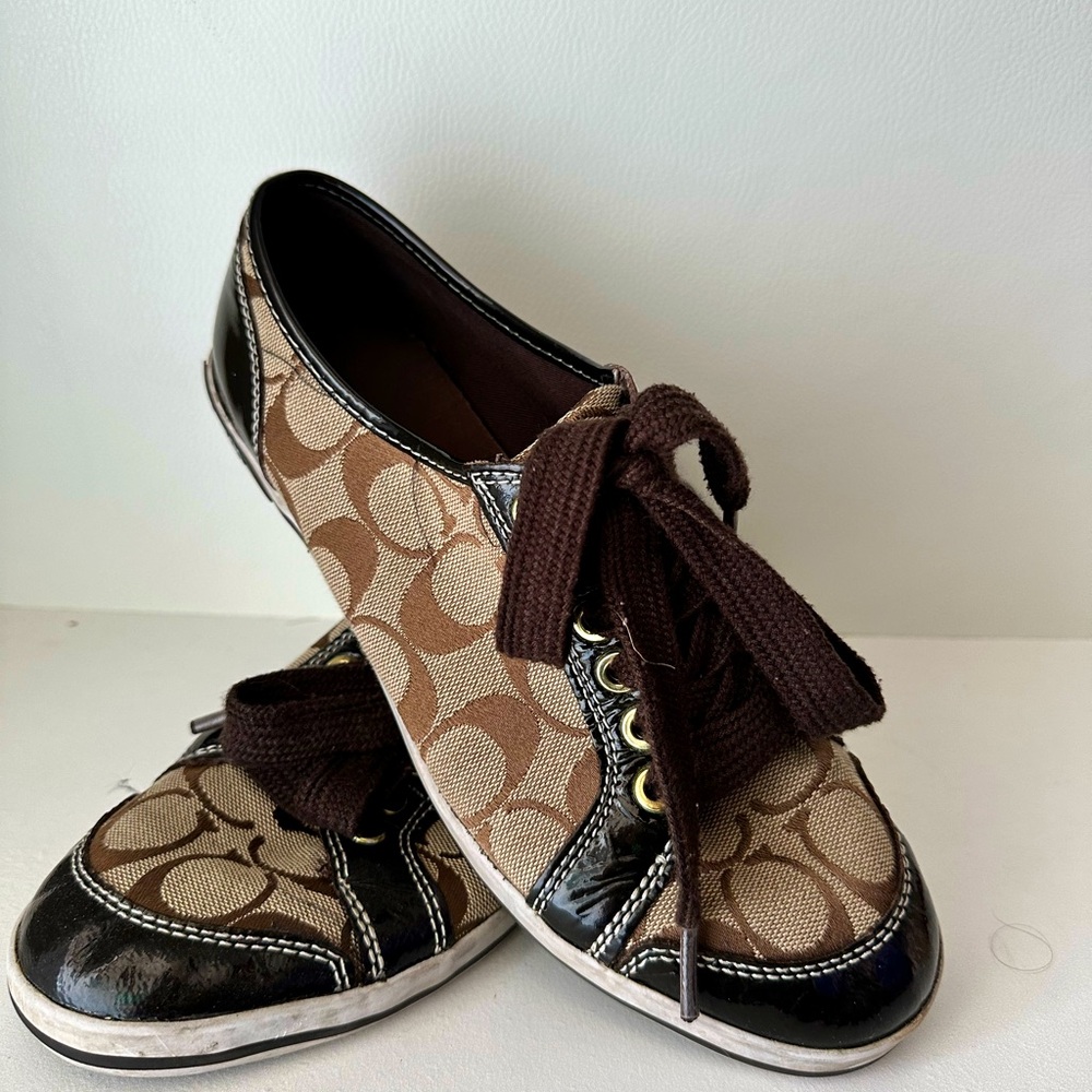 Coach converse style sneakers